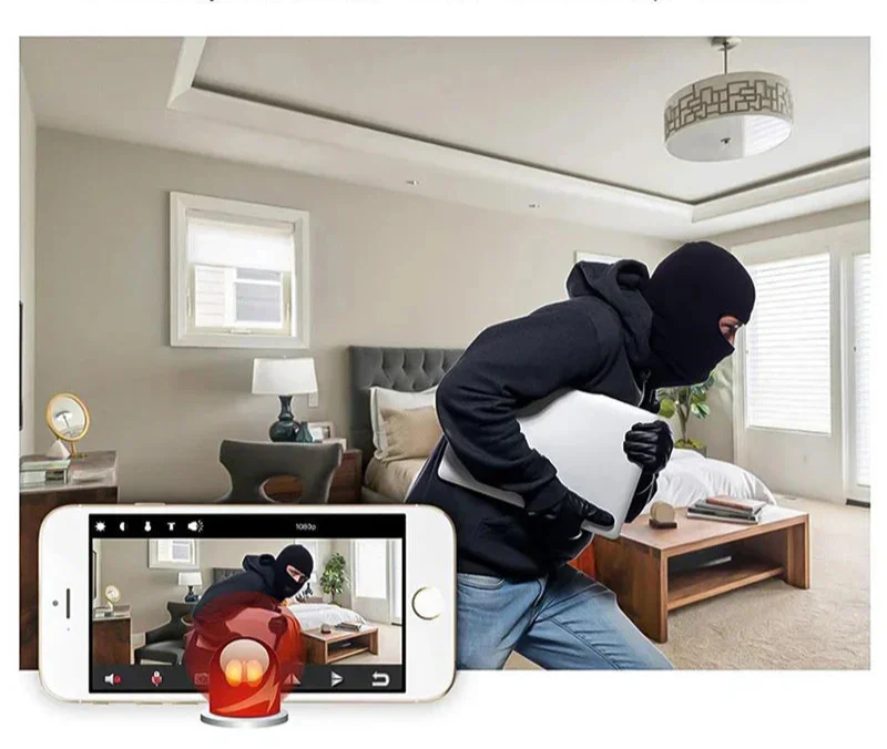 1080P HD WiFi-kamera med nattesyn