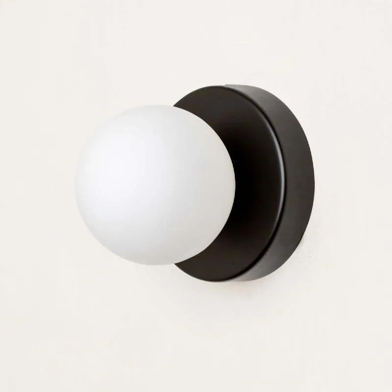 LumiGlobe - Moderne vegglampe fra midten av århundret med glasskule
