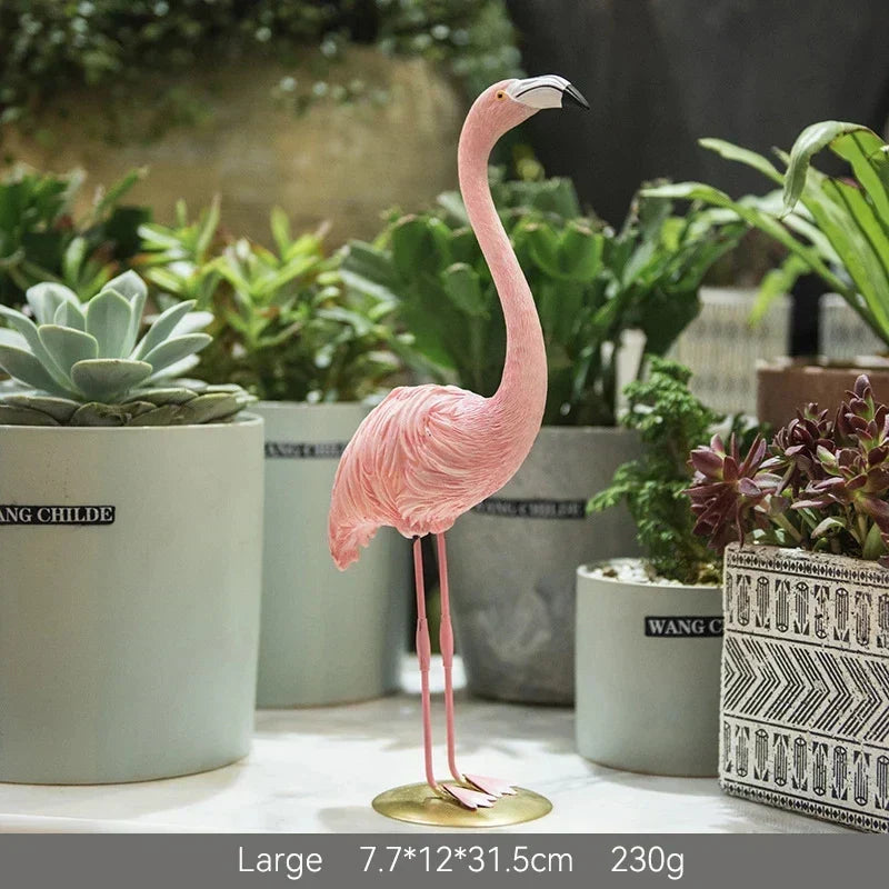 Flamora dekorativ flamingofigur – Elegant og unik karakter for hjemmet ditt