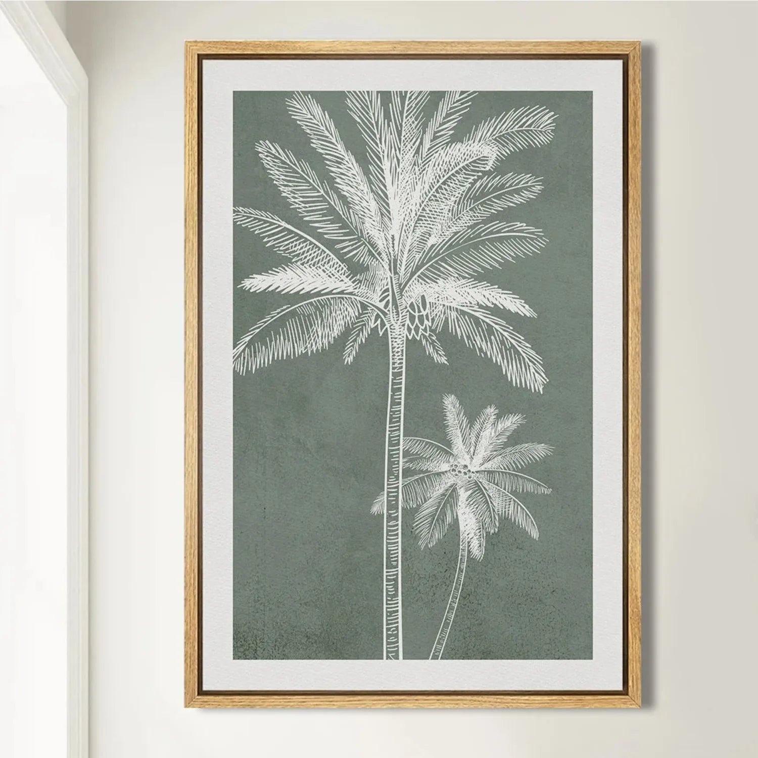 TropicalTranquil - Elegant botanisk veggplakat