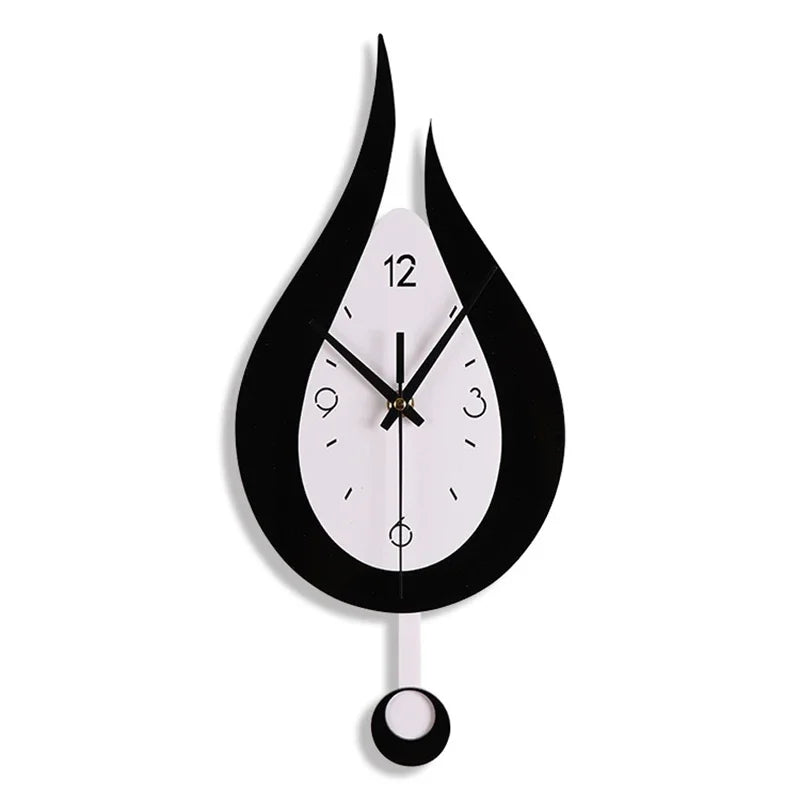 GraceTime Elegant Veggklokke – Stilig dekorativ touch for hjemmet ditt