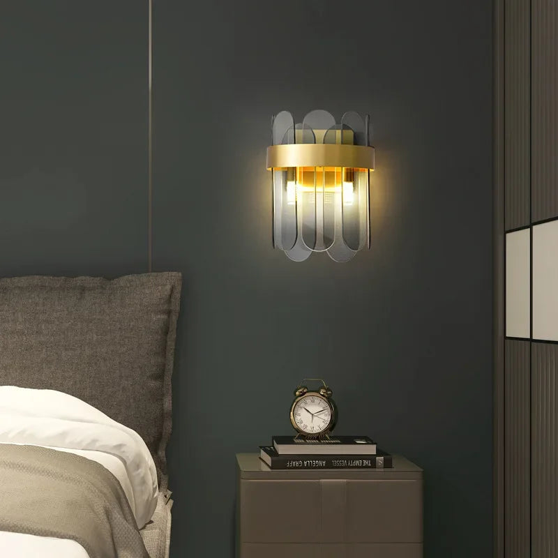 CrystalGlow elegante vegglampe i krystall - tidløs glans og eksklusiv belysning
