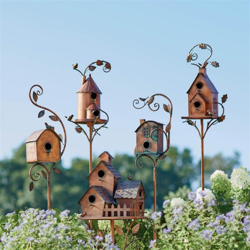 BirdHaven dekorativ fuglekasse for hagen