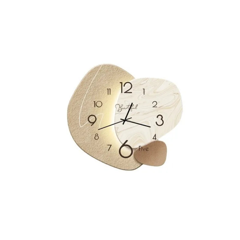 LumiStyle moderne dekorativ veggklokke – perfekt for elegante rom