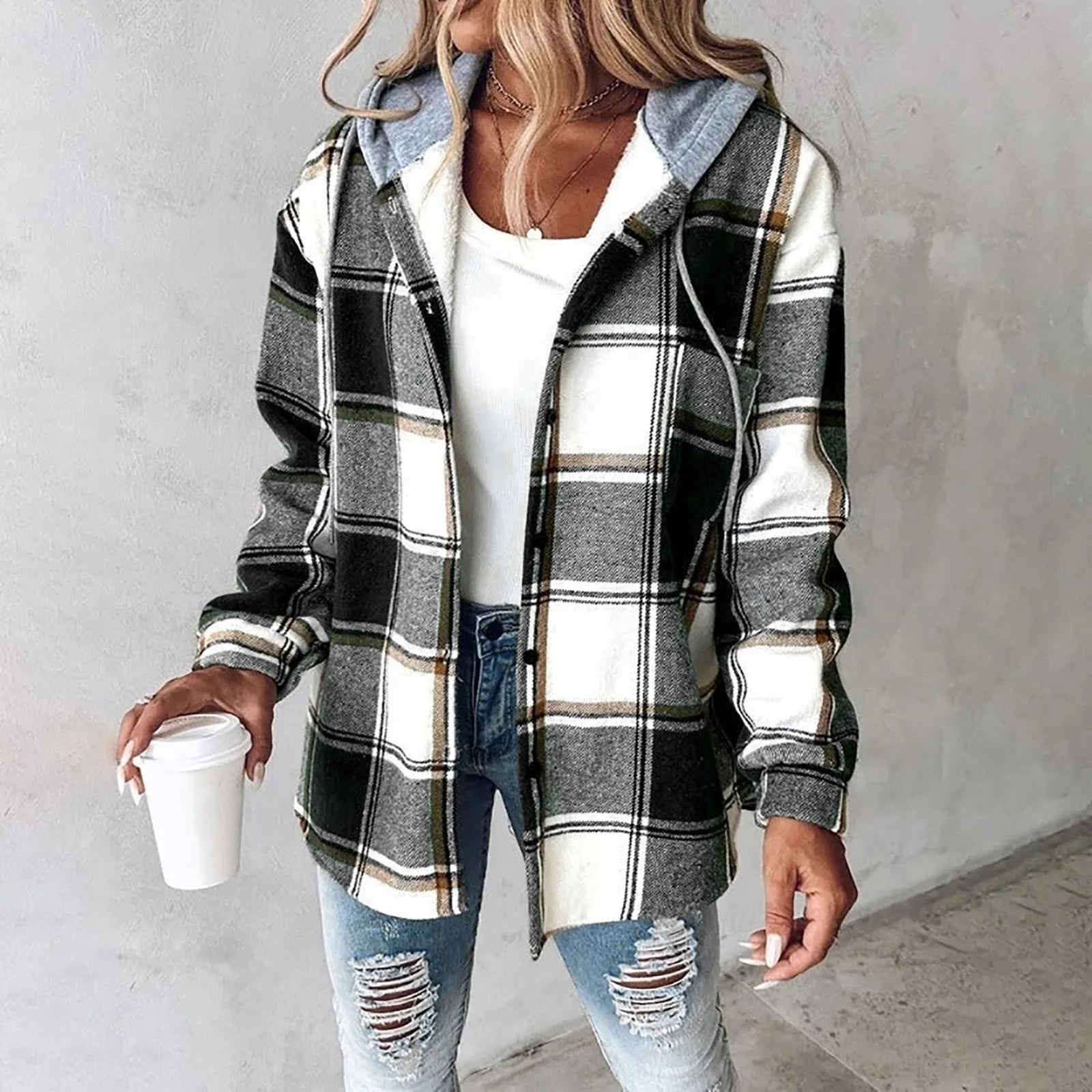 Freja rutete skjortejakke – klassisk og moderne look