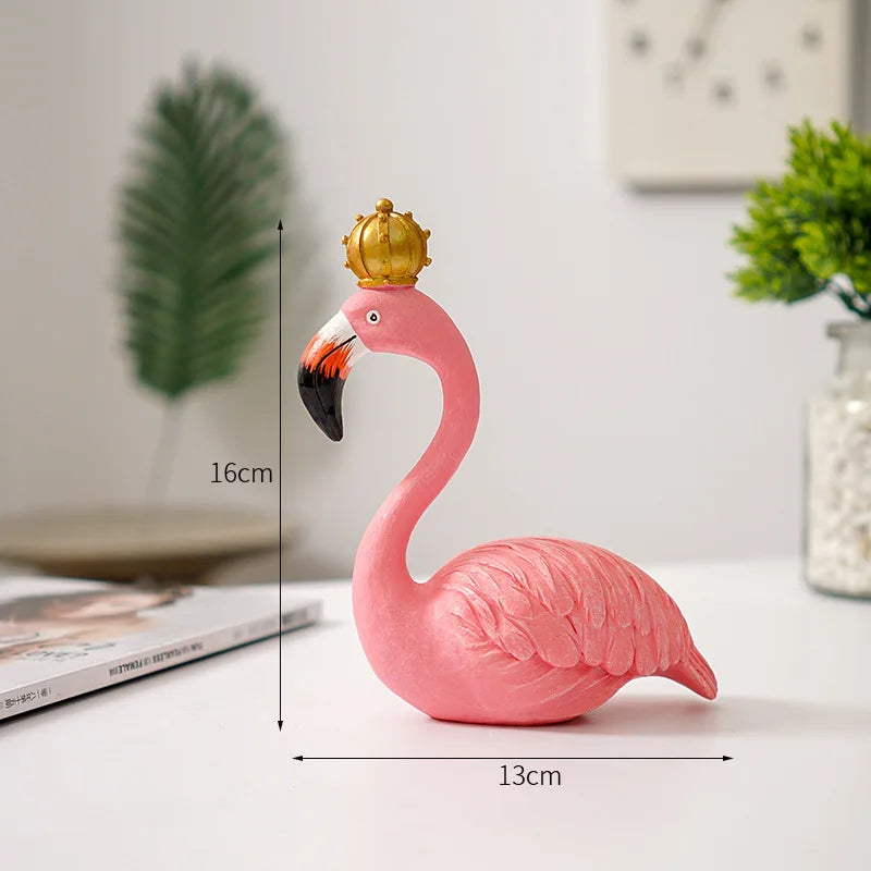 Flamora dekorativ flamingofigur – Elegant og unik karakter for hjemmet ditt