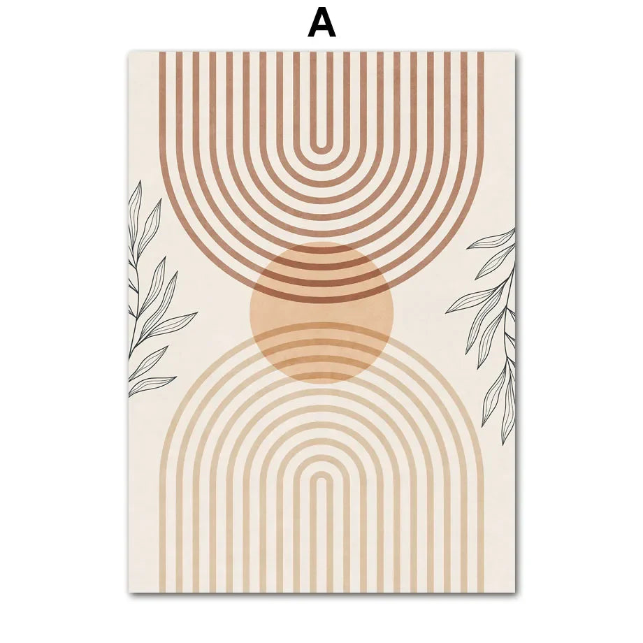 EarthEssence - Kreativ minimalistisk veggplakat