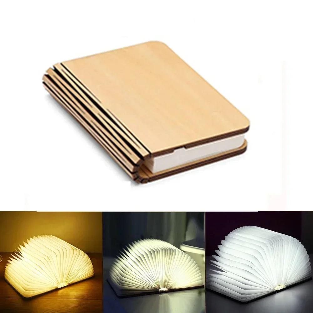 LumiFold - Elegant sammenleggbar boklampe