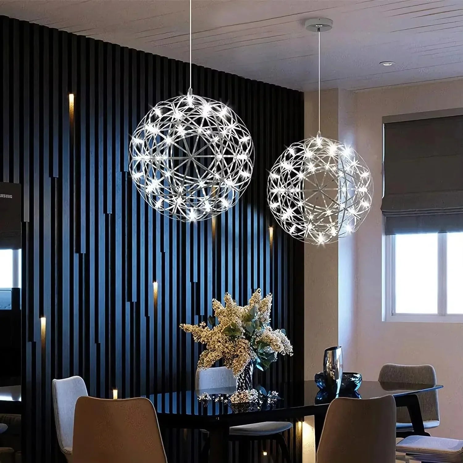 OrbaGlow - Moderne sfærisk lysekrone med multi-light design