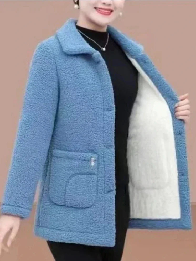 Astrid Fleece vinterfrakk til dame