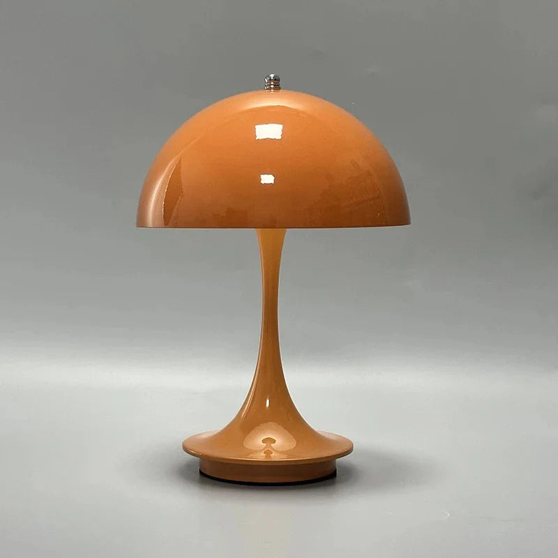 Mushroom 3-fargede oppladbare LED-bordlamper med dimming