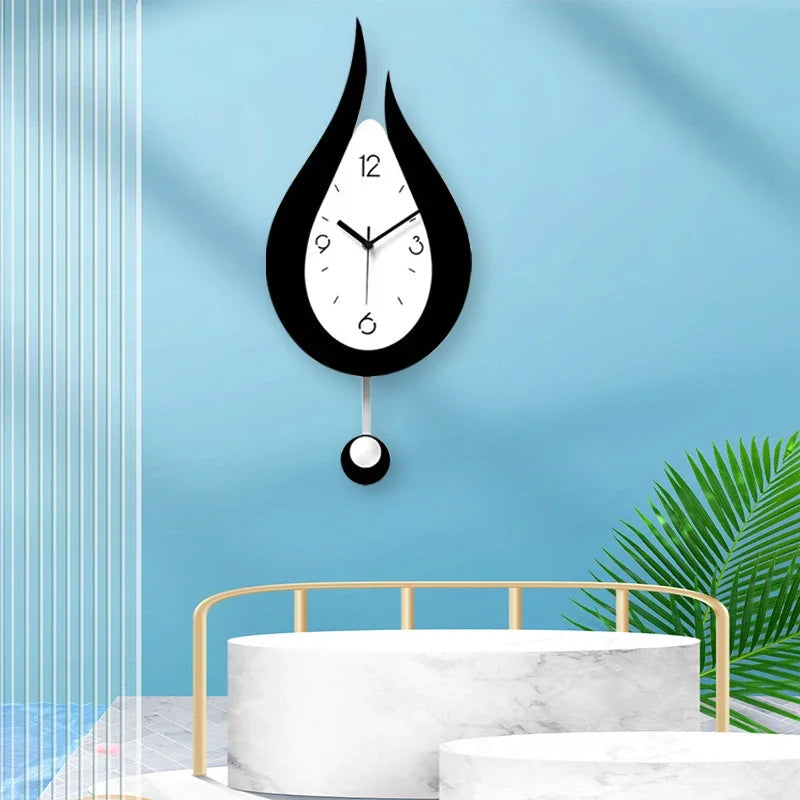 GraceTime Elegant Veggklokke – Stilig dekorativ touch for hjemmet ditt