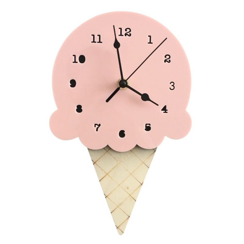 FrostTime isformet veggklokke – morsomt og lekent design for kreative rom