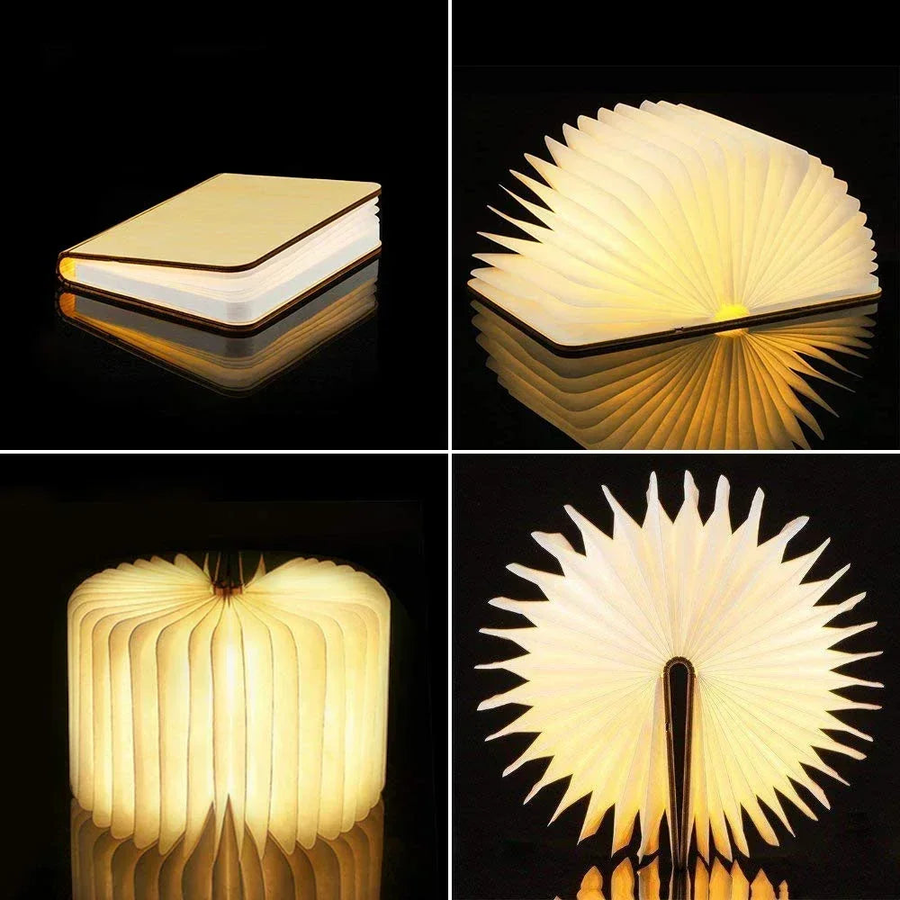 LumiFold - Elegant sammenleggbar boklampe