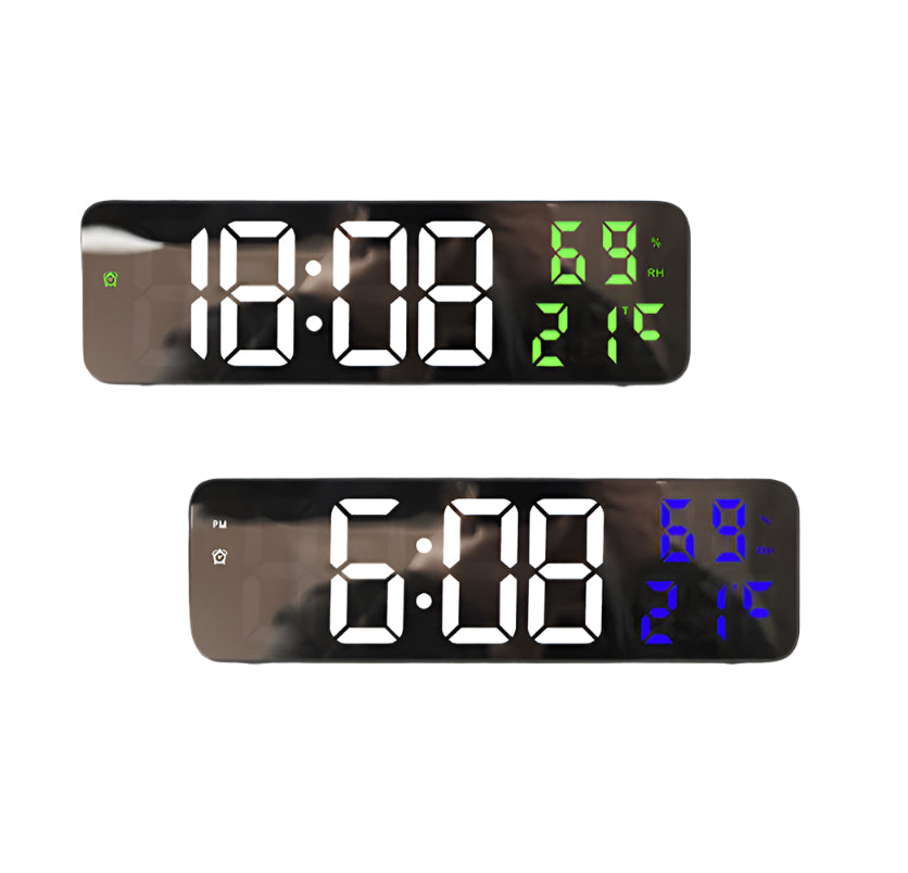 ClimaGlow Smart LED-klokke – Oversikt over vær og klima