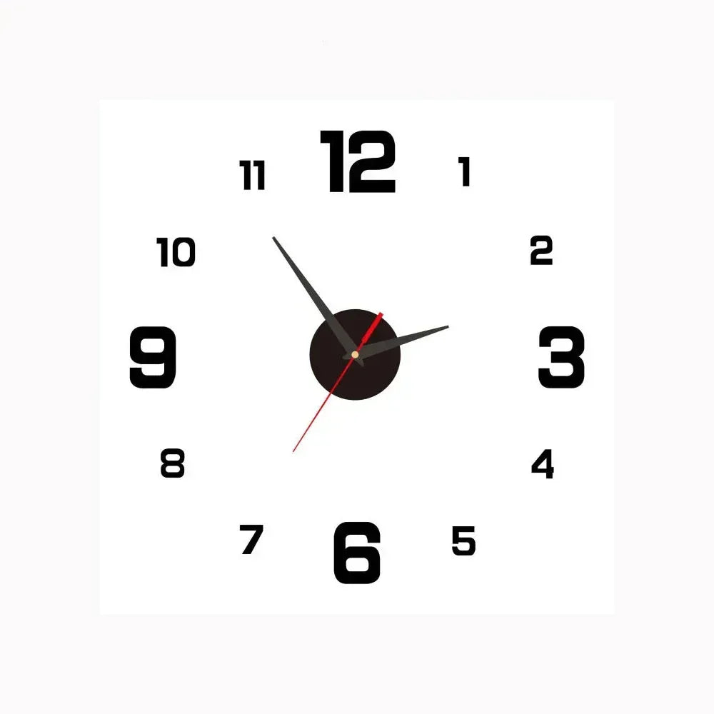 SilentTime - Digital veggklokke i klassisk stil
