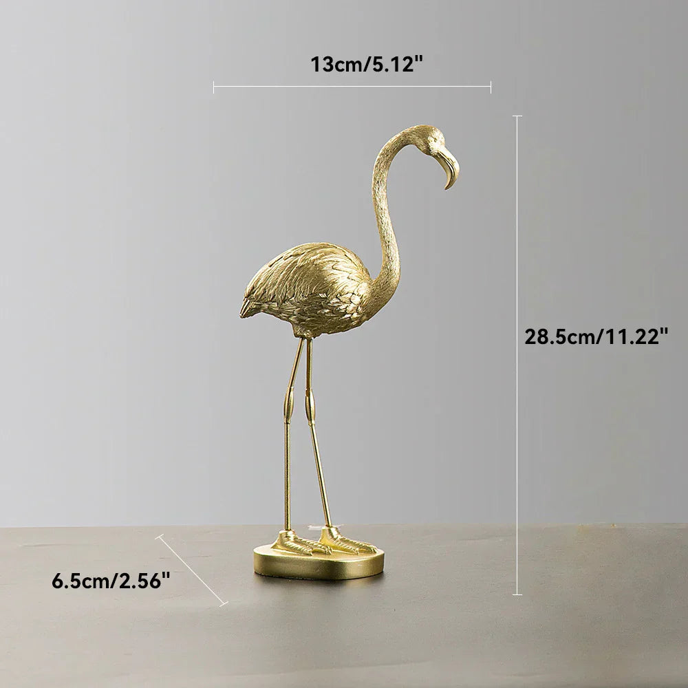 Flamora dekorativ flamingofigur – Elegant og unik karakter for hjemmet ditt