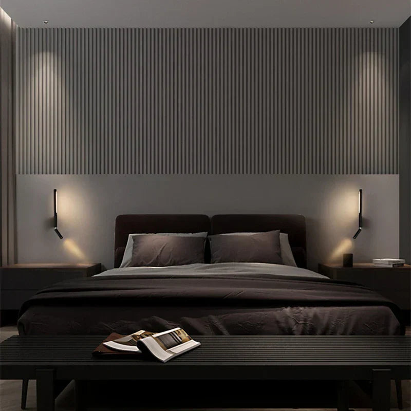 LumiGlow Elegant LED-vegglampe – Stilig belysning for avslapning og hygge