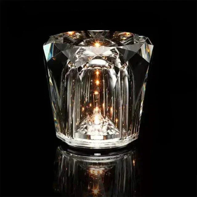 LumiGleam - Krystallfasettert bordlampe