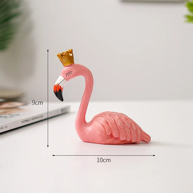 Flamora dekorativ flamingofigur – Elegant og unik karakter for hjemmet ditt
