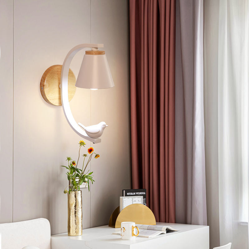 LumiAura - Stilig vegghengende nattbordslampe