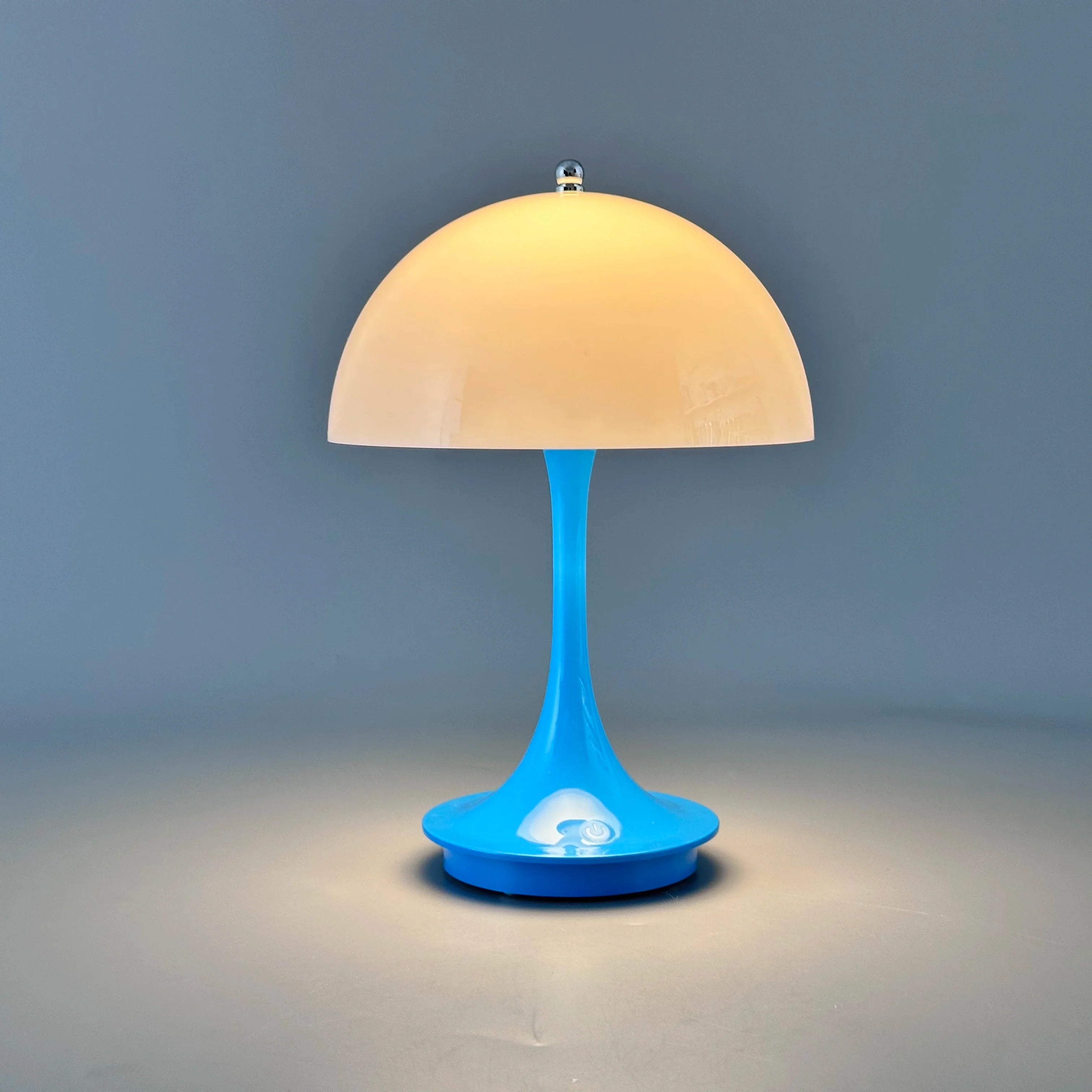 Mushroom 3-fargede oppladbare LED-bordlamper med dimming