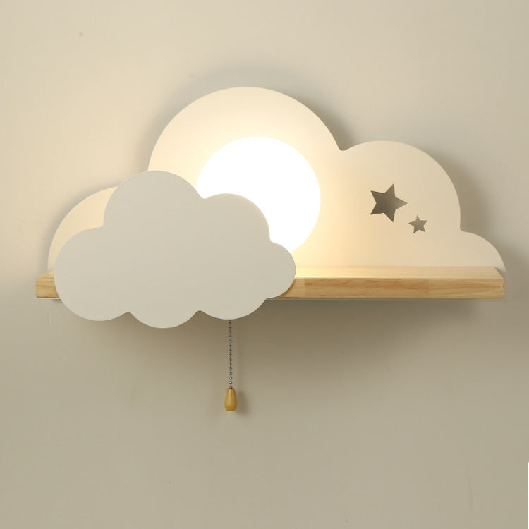 DreamCloud - Koselig lys med funksjonell hyllevegglampe