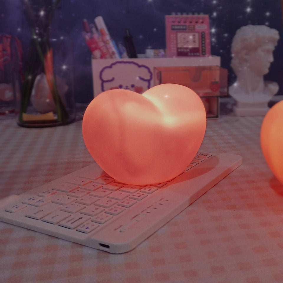 GlowHeart - Hjerteformet LED nattlys