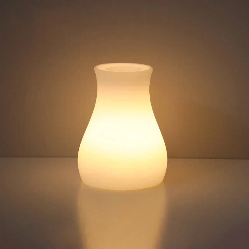 GeoLys LED bordlampe – Geometrisk design med fjernkontroll