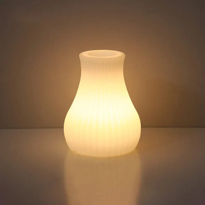 GeoLys LED bordlampe – Geometrisk design med fjernkontroll
