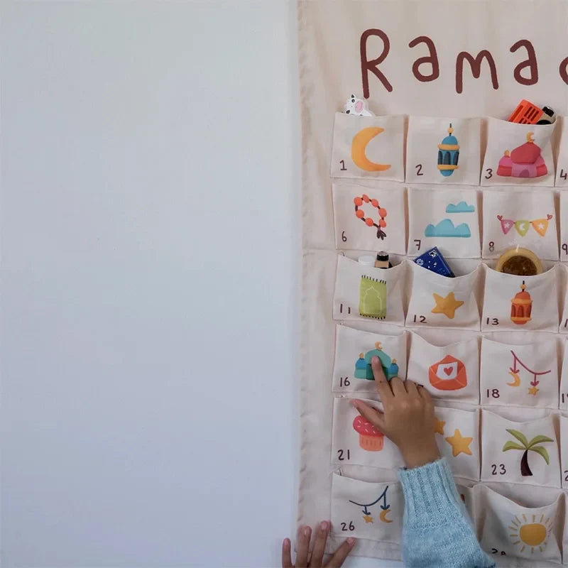 Ramadan Mubarak nedtelling Adventskalender Veggdekorasjon