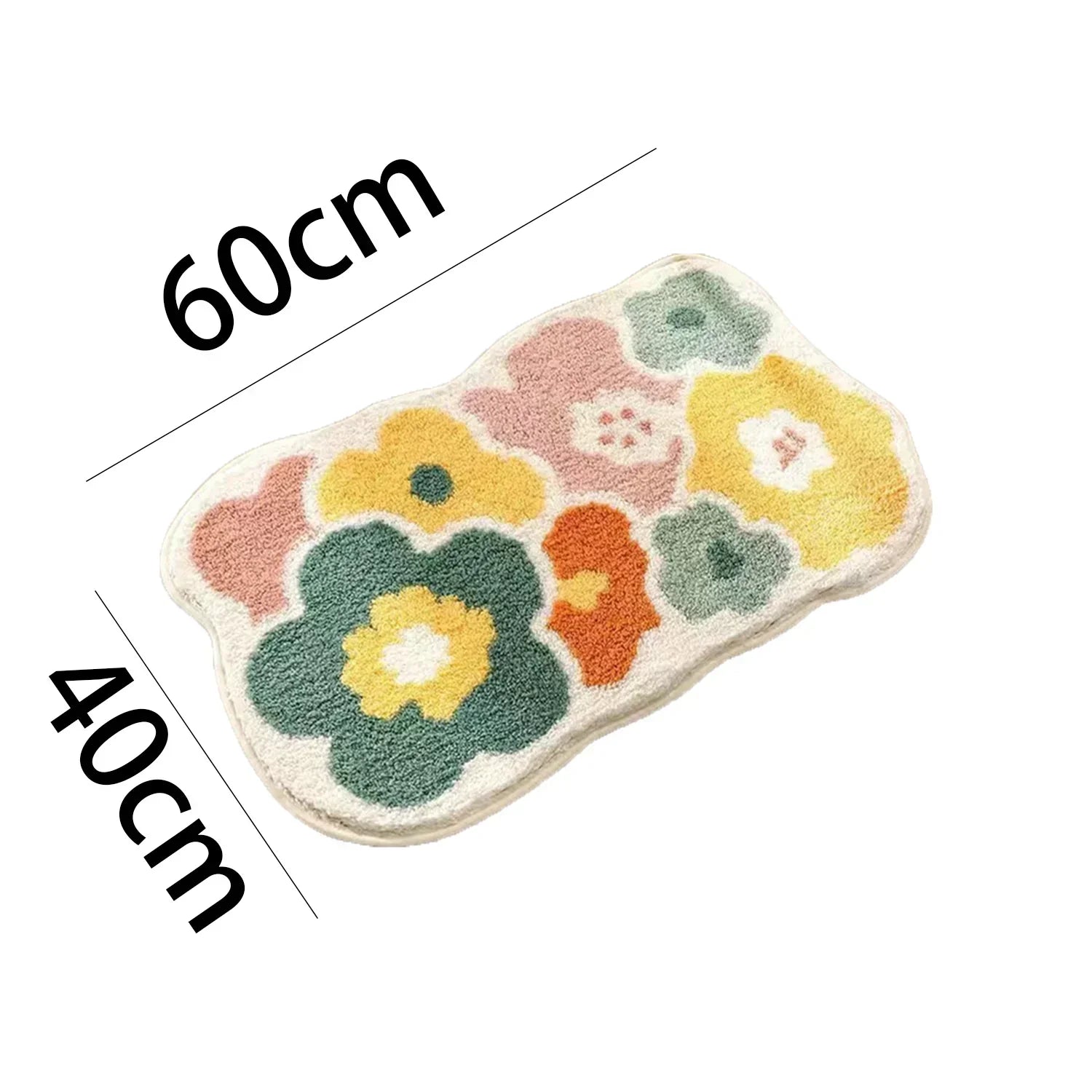 Blomstebløv sklisikker baderomsmatte