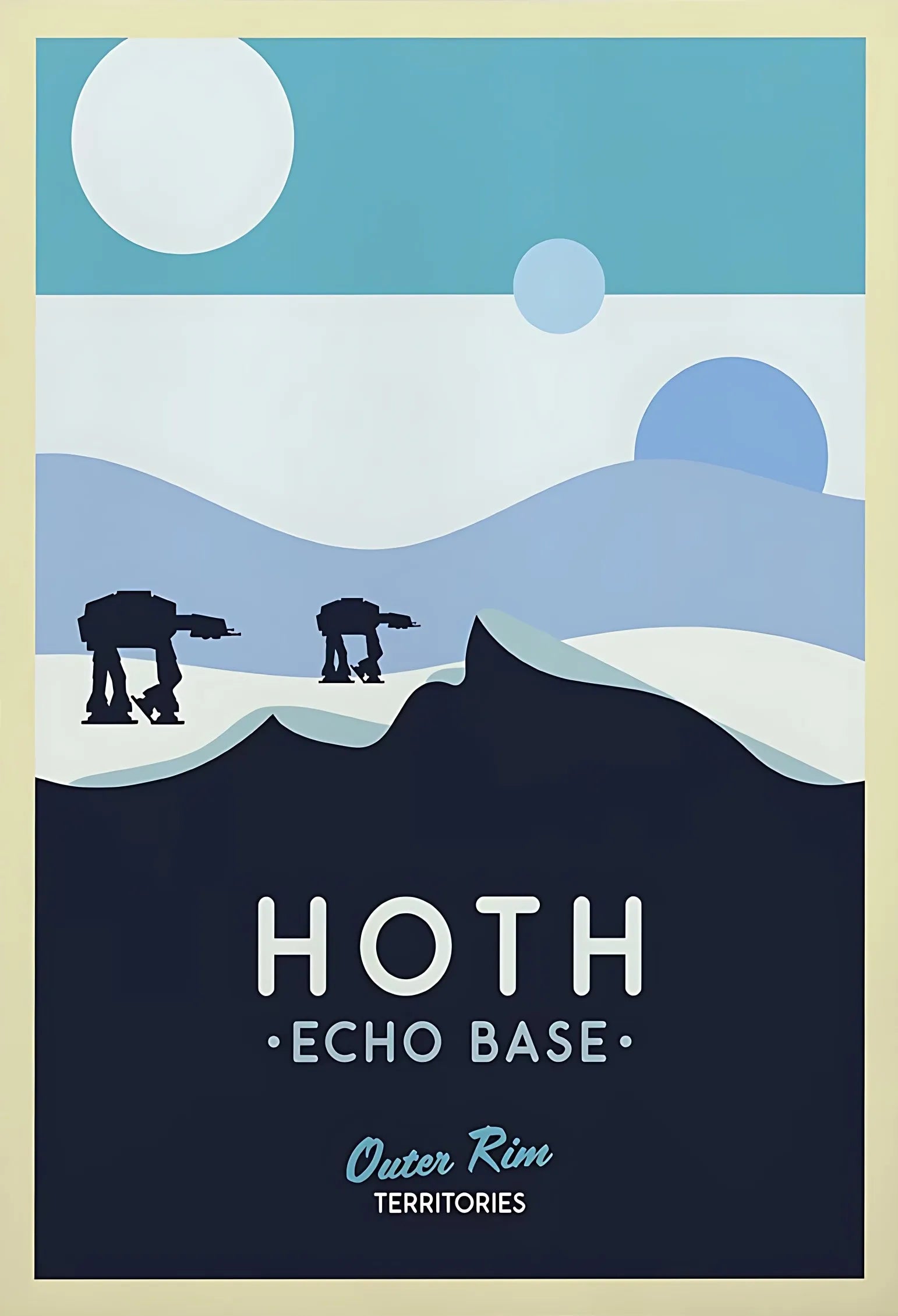 GalacticGetaways - Klassisk Star Wars-reiseplakat