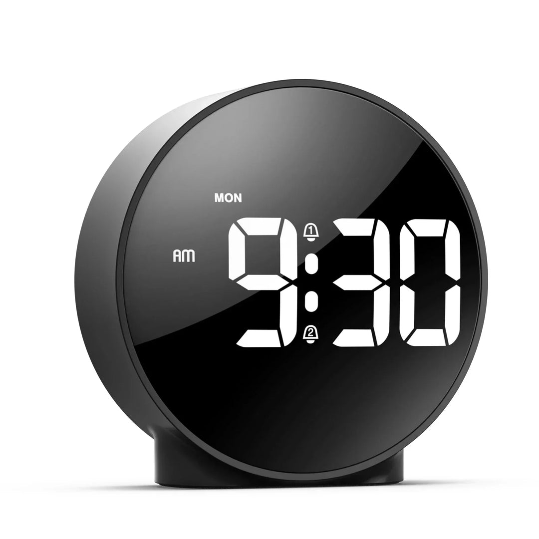 BrightTime – Digital LED-vekkerklokke med USB-lading