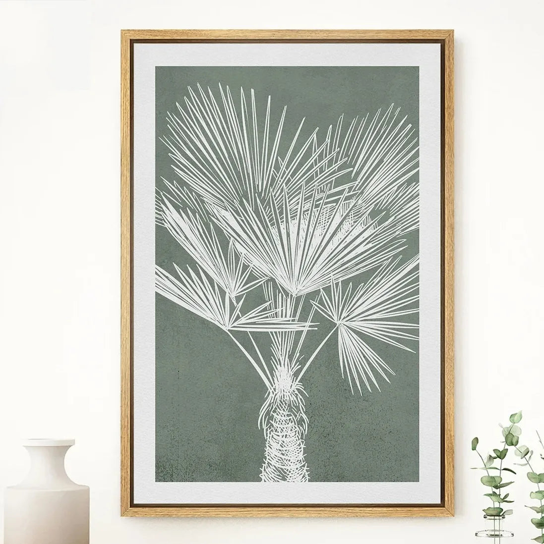 TropicalTranquil - Elegant botanisk veggplakat
