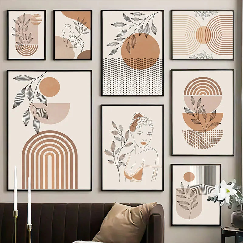EarthEssence - Kreativ minimalistisk veggplakat