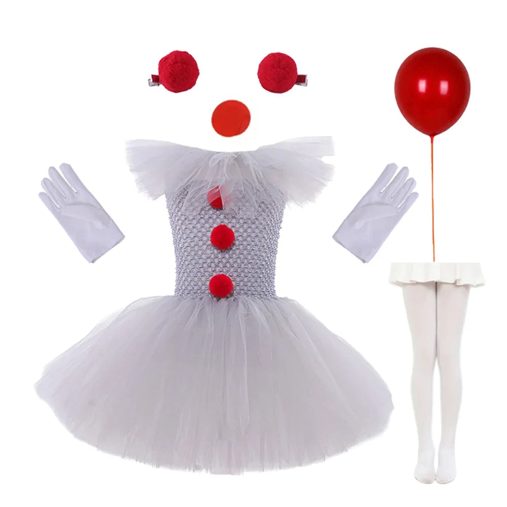 Charlotte Creepy Clown Tutu-kjole