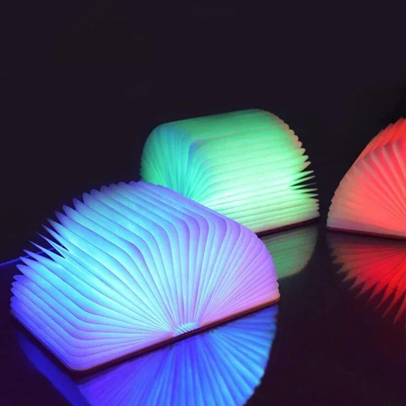 LumiFold - Elegant sammenleggbar boklampe