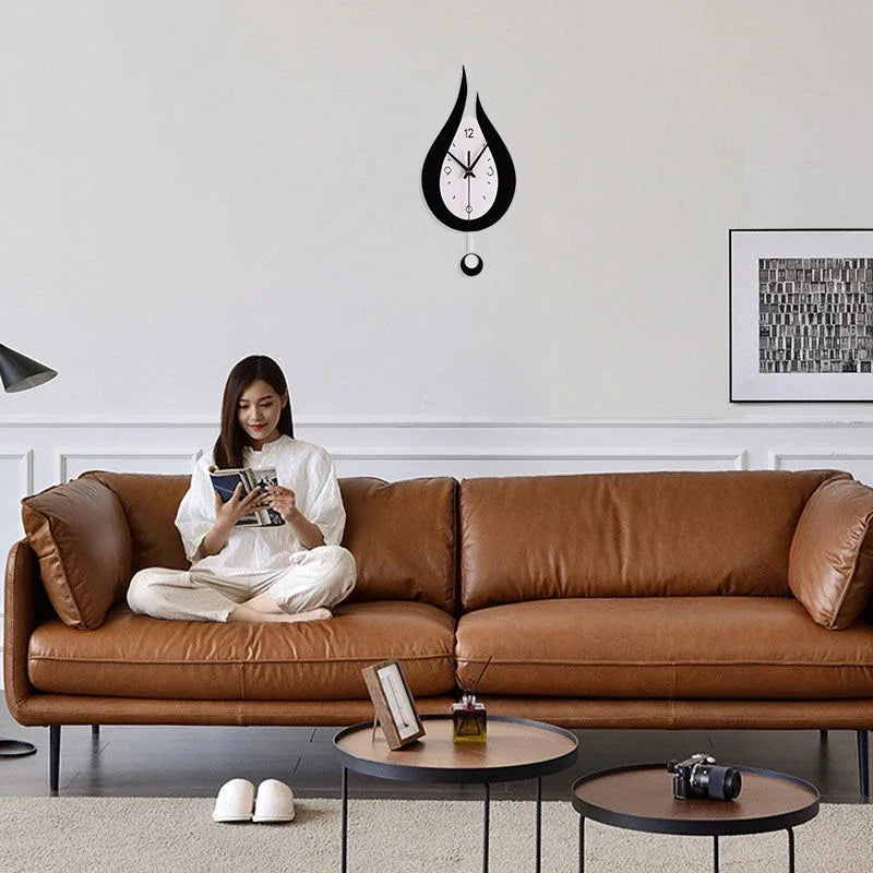 GraceTime Elegant Veggklokke – Stilig dekorativ touch for hjemmet ditt