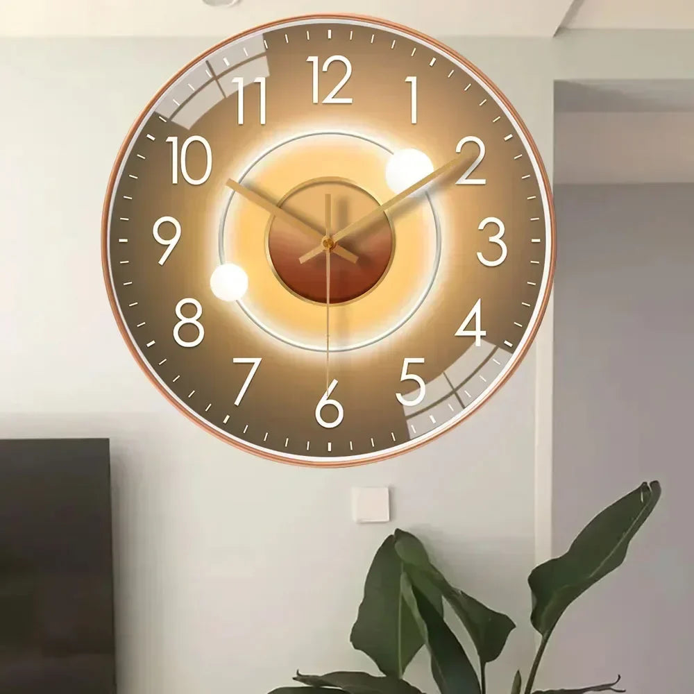 SilentTime - Digital veggklokke i klassisk stil