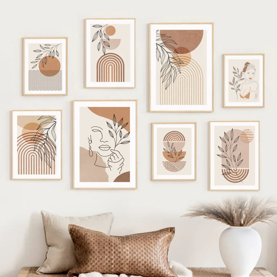 EarthEssence - Kreativ minimalistisk veggplakat