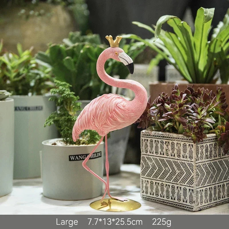 Flamora dekorativ flamingofigur – Elegant og unik karakter for hjemmet ditt