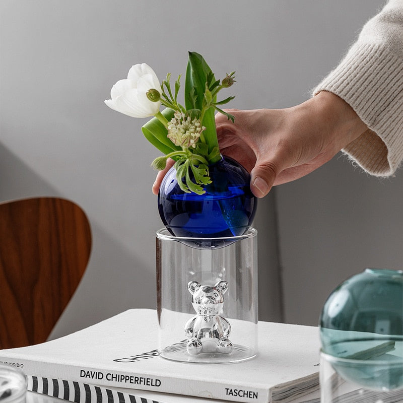 SphereGlow - Unik minimalistisk glassvase