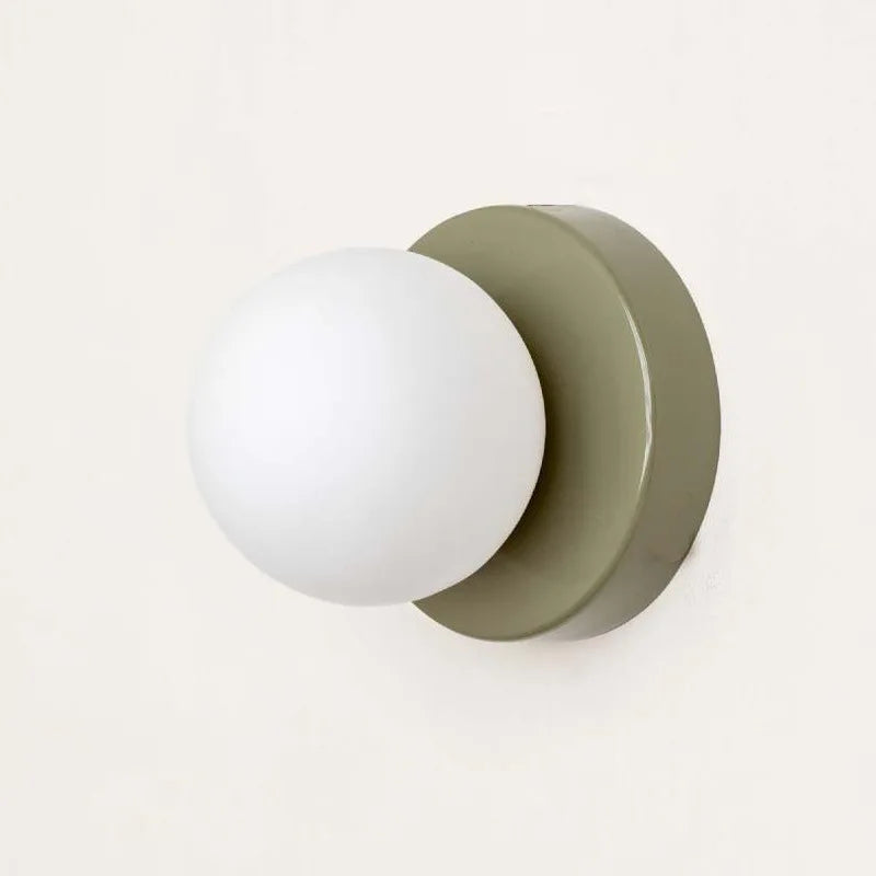 LumiGlobe - Moderne vegglampe fra midten av århundret med glasskule