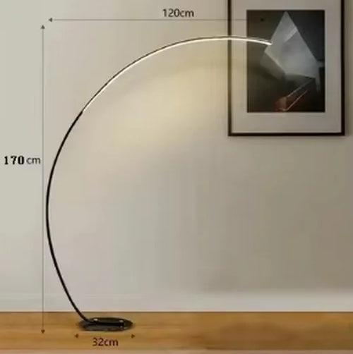 ArcGlow - Moderne og minimalistisk gulvlampe