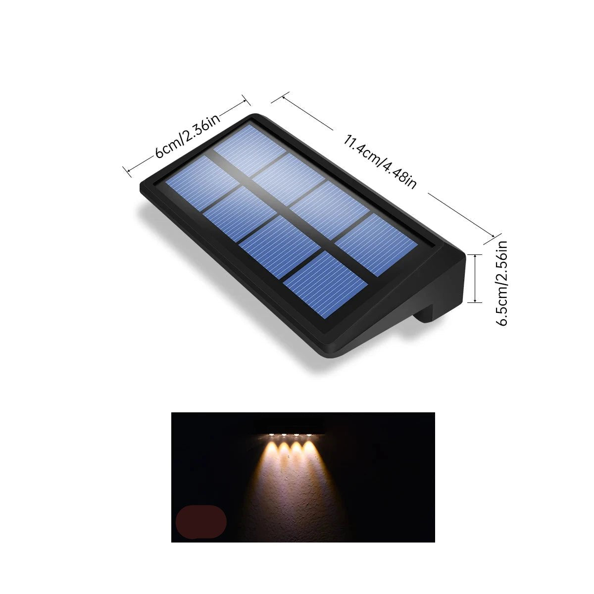 SolarFlare - justerbart LED-lys