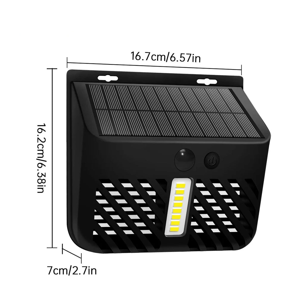 Solcellelampe for insektdreper
