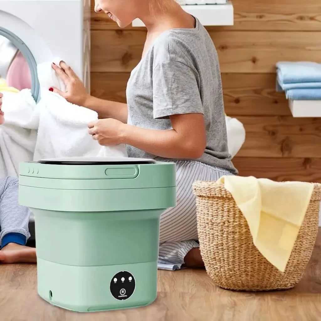 AquaNest – Ultrakompakt sammenleggbar vaskemaskin | Frederiksen