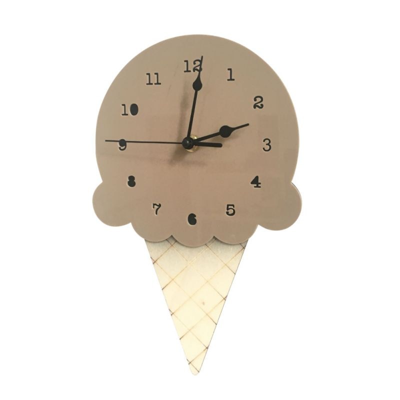 FrostTime isformet veggklokke – morsomt og lekent design for kreative rom