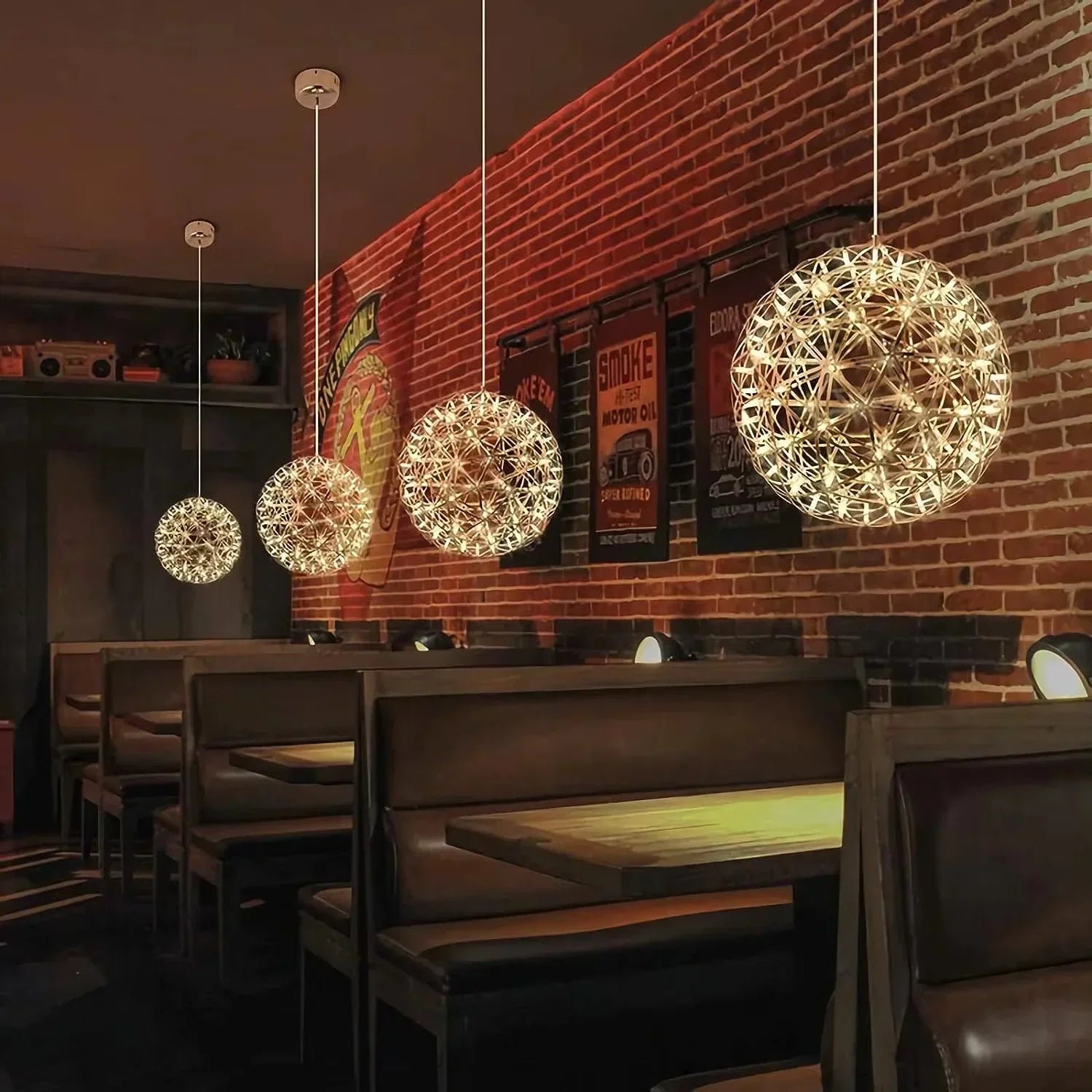 OrbaGlow - Moderne sfærisk lysekrone med multi-light design